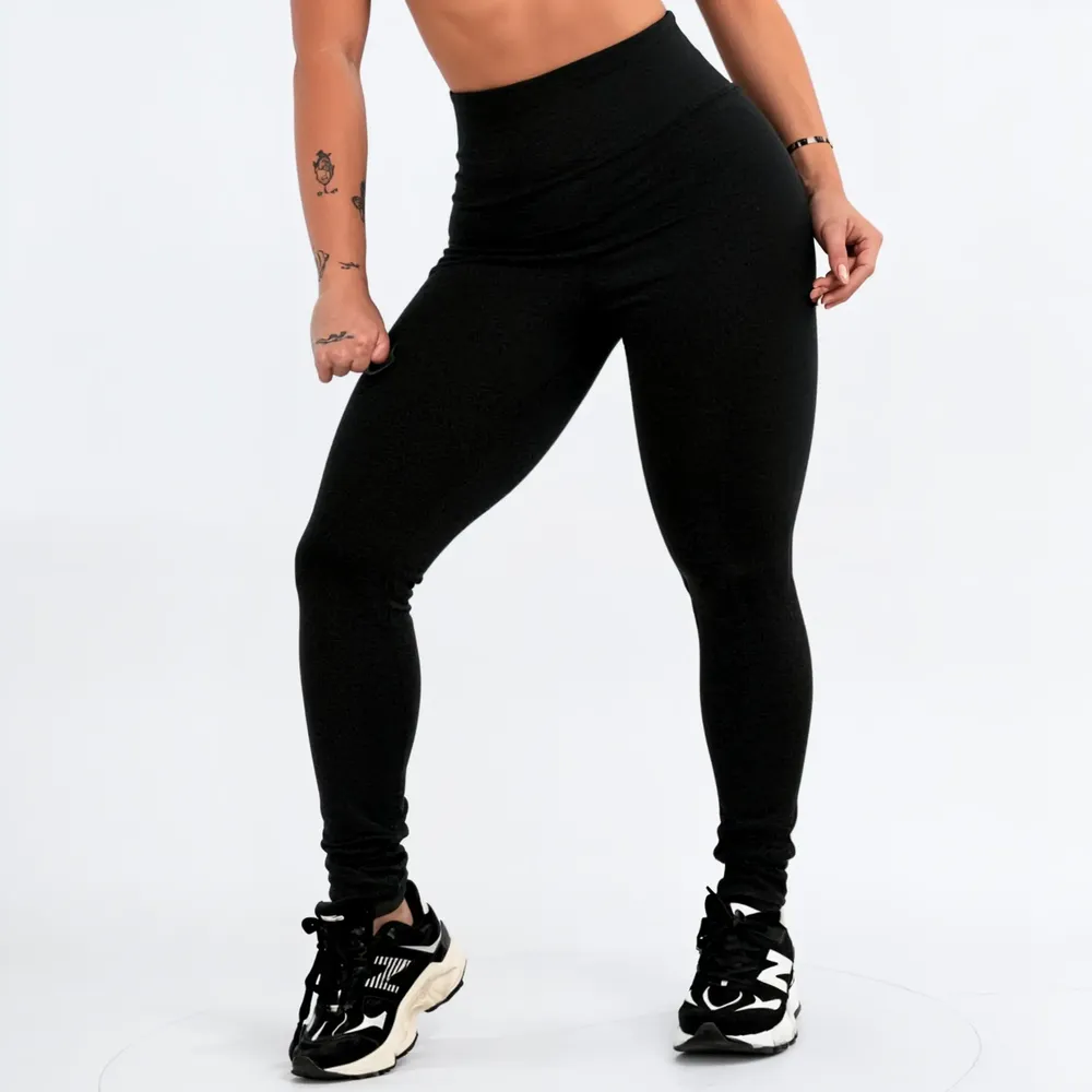 Calça Legging Flanelada Cintura Alta KOENIG